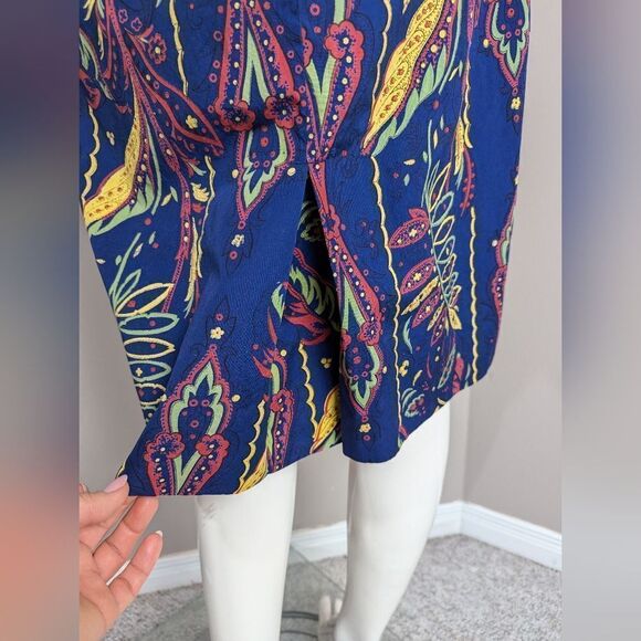 women's vintage dress floral hourglass handmade pencil skirt size 8 - Picture 7 of 11